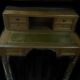 Bureau style directoire cuir vert