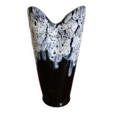 Vase en céramique grès flamme