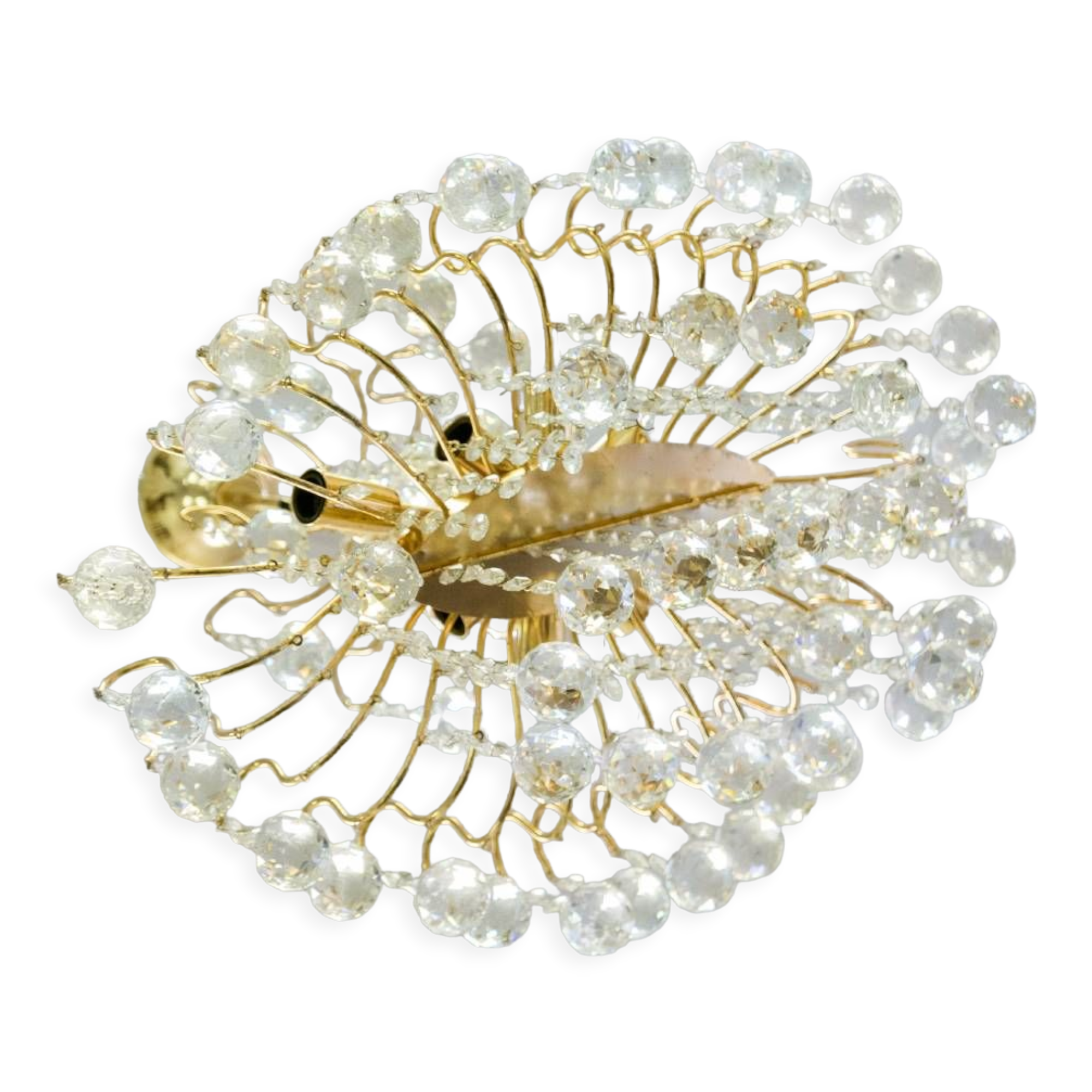 Modern crystal tassel chandelier