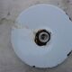 Industrial green and white enameled sheet metal wall light 1940 porcelain socket