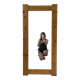 80s pine mirror