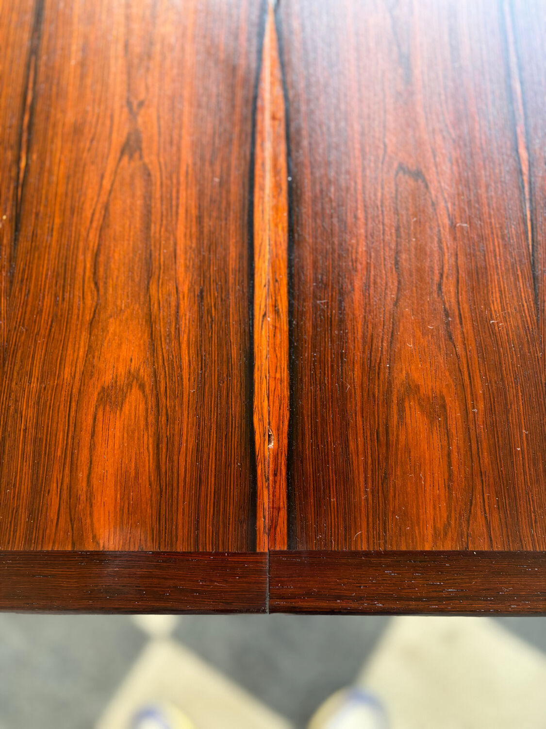 Table Arne Vodder en palissandre