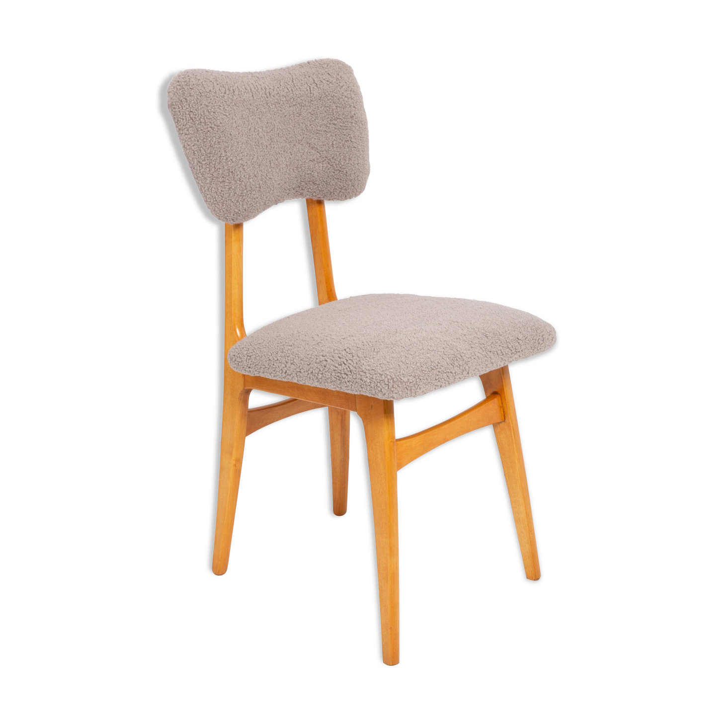 Curly grey chair from the 20th century, 1960s