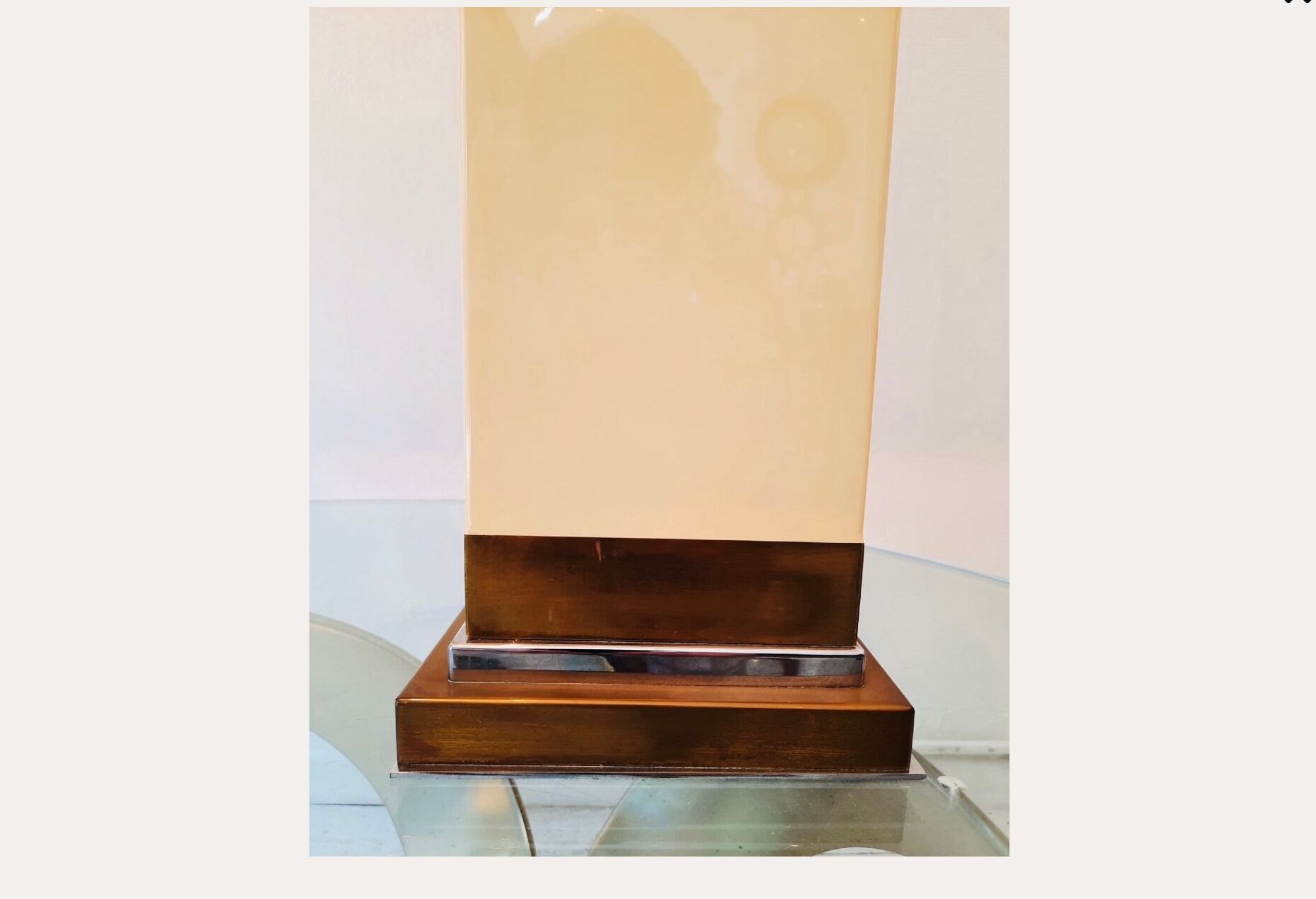 Paire de lampes Jean Claude Mahey