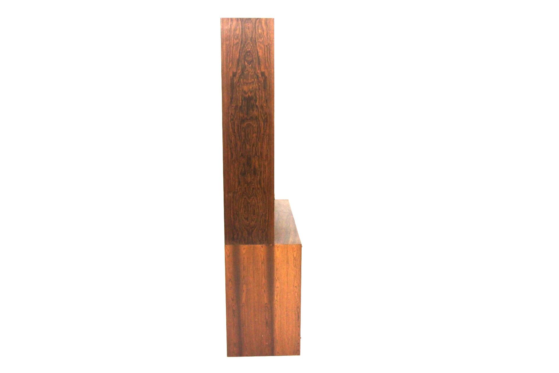 Scandinavian rosewood bookcase, Wirserums Nya Möbelfabrik, Sweden, 1960