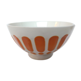 Vintage Sarreguemines bowl 70 orange