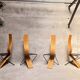 Series of 4 Chairs by Pietro Arosio for Airon 1980