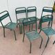 Set de 6 chaises métal tolix t1