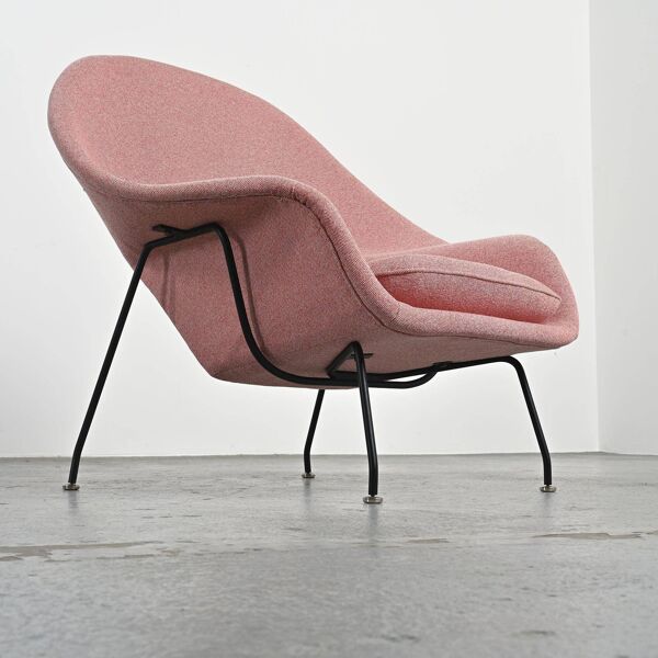 Womb Chair 1ère édition par Eero Saarinen, Knoll vers 1948.