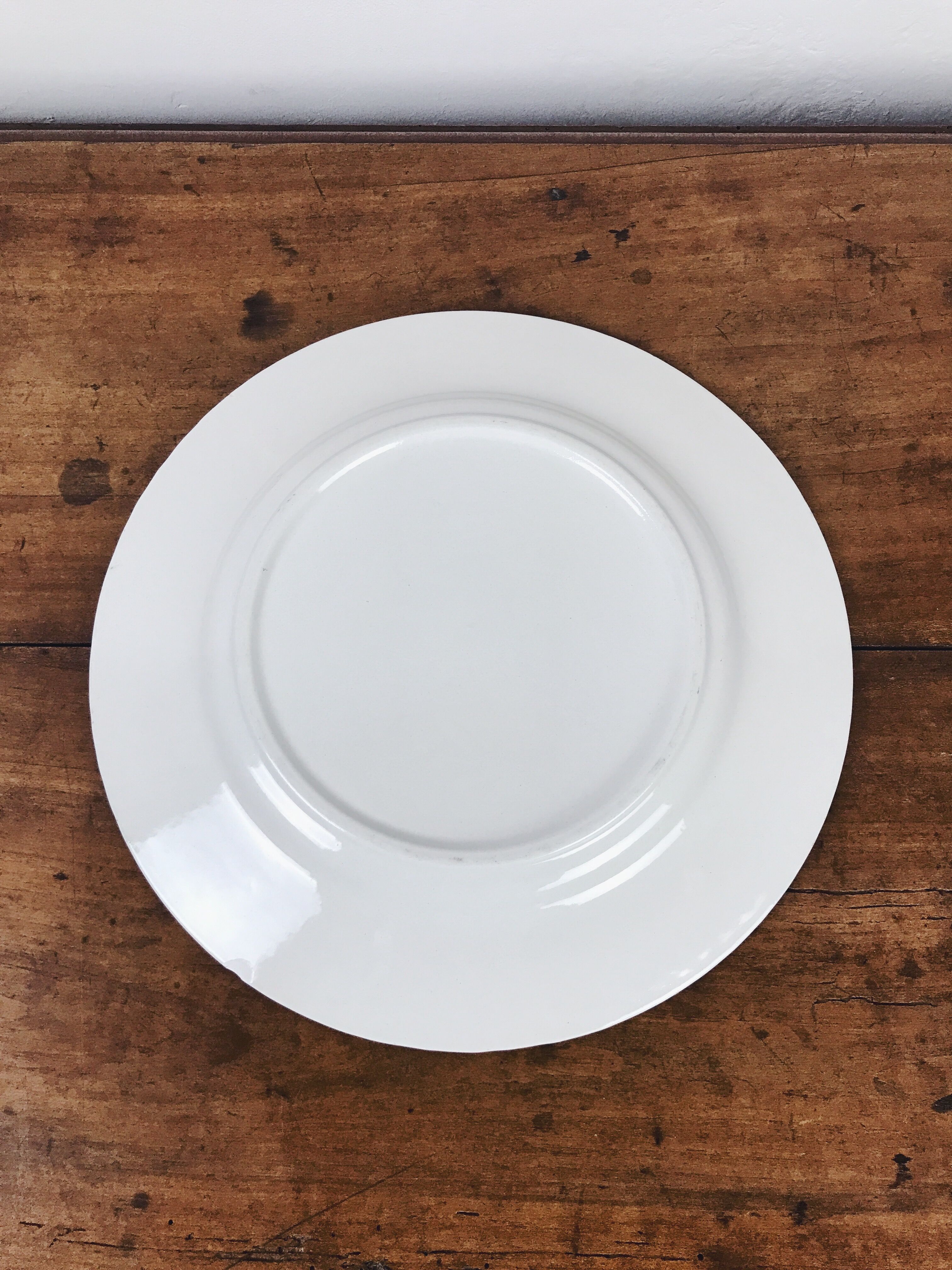 Plate decoration blue flowery