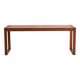 Banc en teck scandinave, années 1960