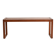 Banc en teck scandinave, années 1960