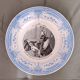 Set of 12 plates the pleasures of housekeeping