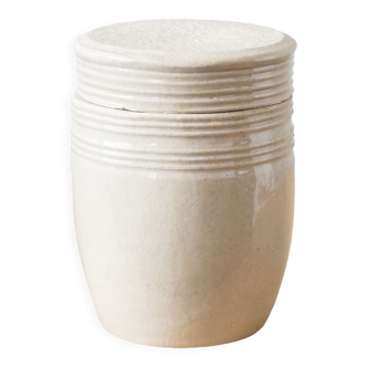 Creamy white stoneware box