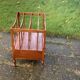 Music cabinet, antique sheet music cabinet, made up of 4 compartments with two wooden drawers,