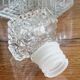 Stretched diamond-tipped glass decanter
