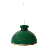 Green opaline pendant light