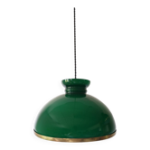 Green opaline pendant light