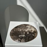 Dish in petrified wood