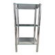 1970s chrome shelf