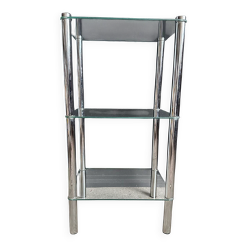 1970s chrome shelf