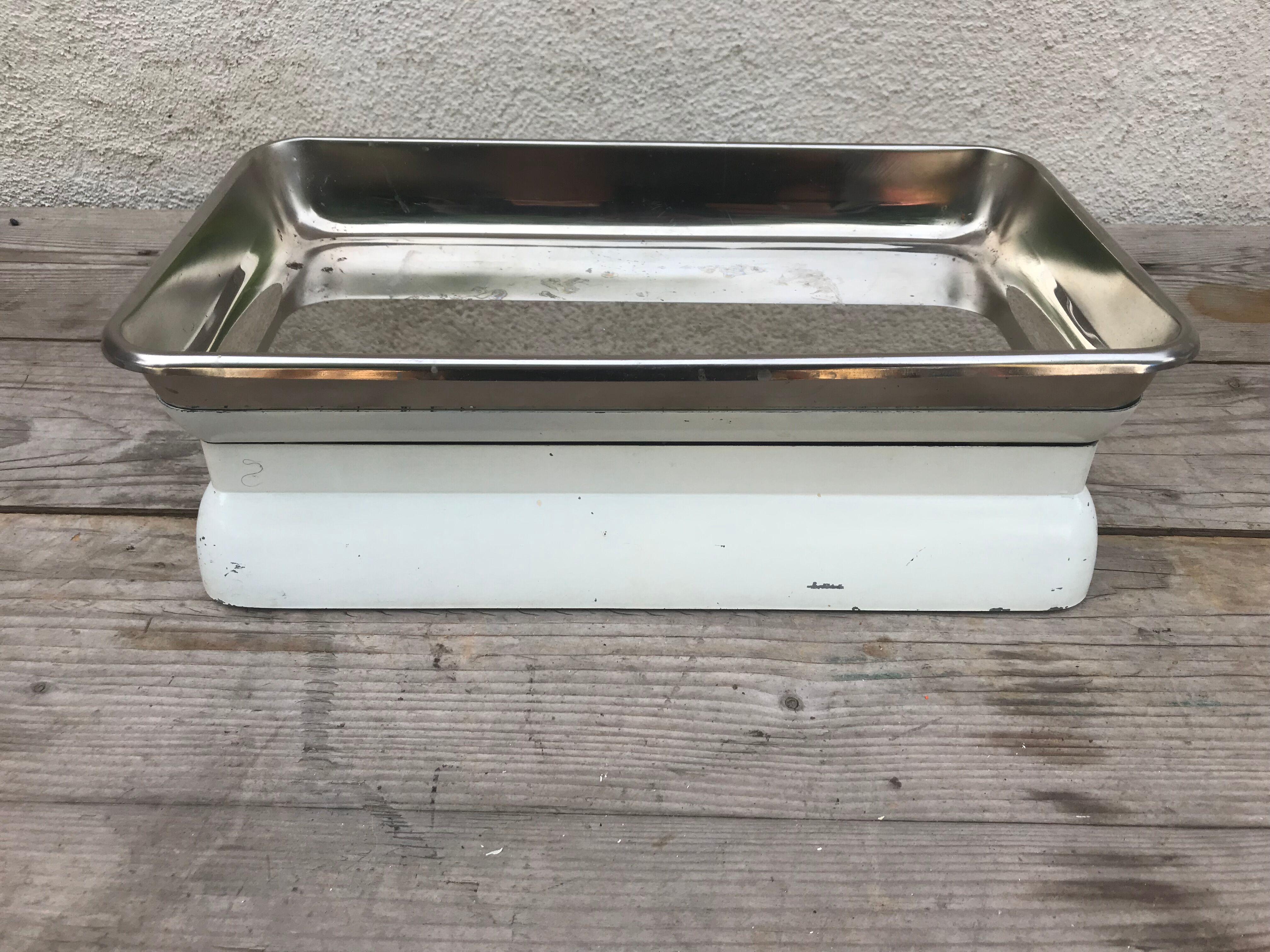 Old balance spratic 5 kgs white metal