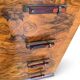 Walnut burl commode, Italian Art Deco, 1940s.