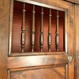 Armoire garde manger provençal ancien en noyer massif