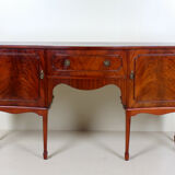 Cuban vintage buffet mahogany credence marquetry inlaid with beautiful quality