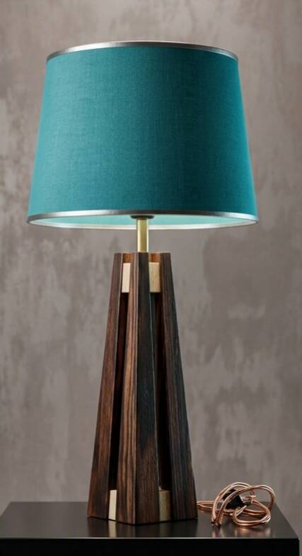 Macassar Pillar Lamp