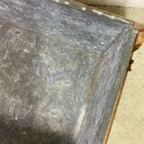 Vintage industrial wooden chest