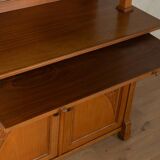 Two-piece buffet from the 1910s in Art Nouveau style, beech wood