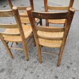 Series of 4 cottage chairs