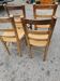 Series of 4 cottage chairs