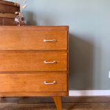 Commode vintage pieds compas