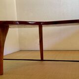 Coffee table, 70s design, Artist: "Vino Di Travolta", wood and resin