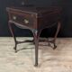 Game table known as "mouchoir" in mahogany, Louis XV style with decorative inspiration.