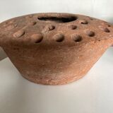 Terracotta farm vase pique flower XXL Folk Art 19th