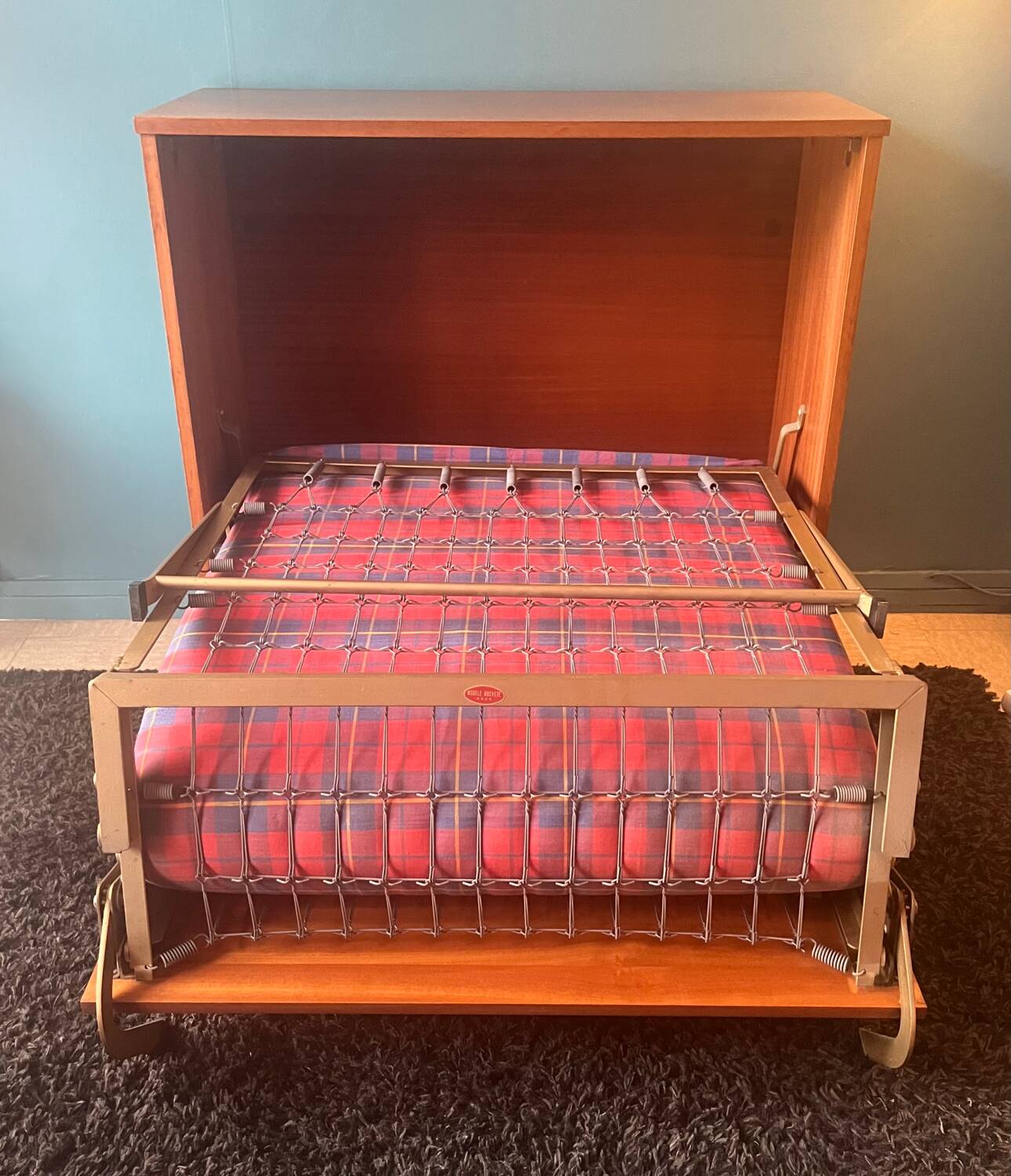 Commode lit escamotable scandinave année 70