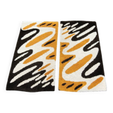 Pair of vintage wool bedspreads