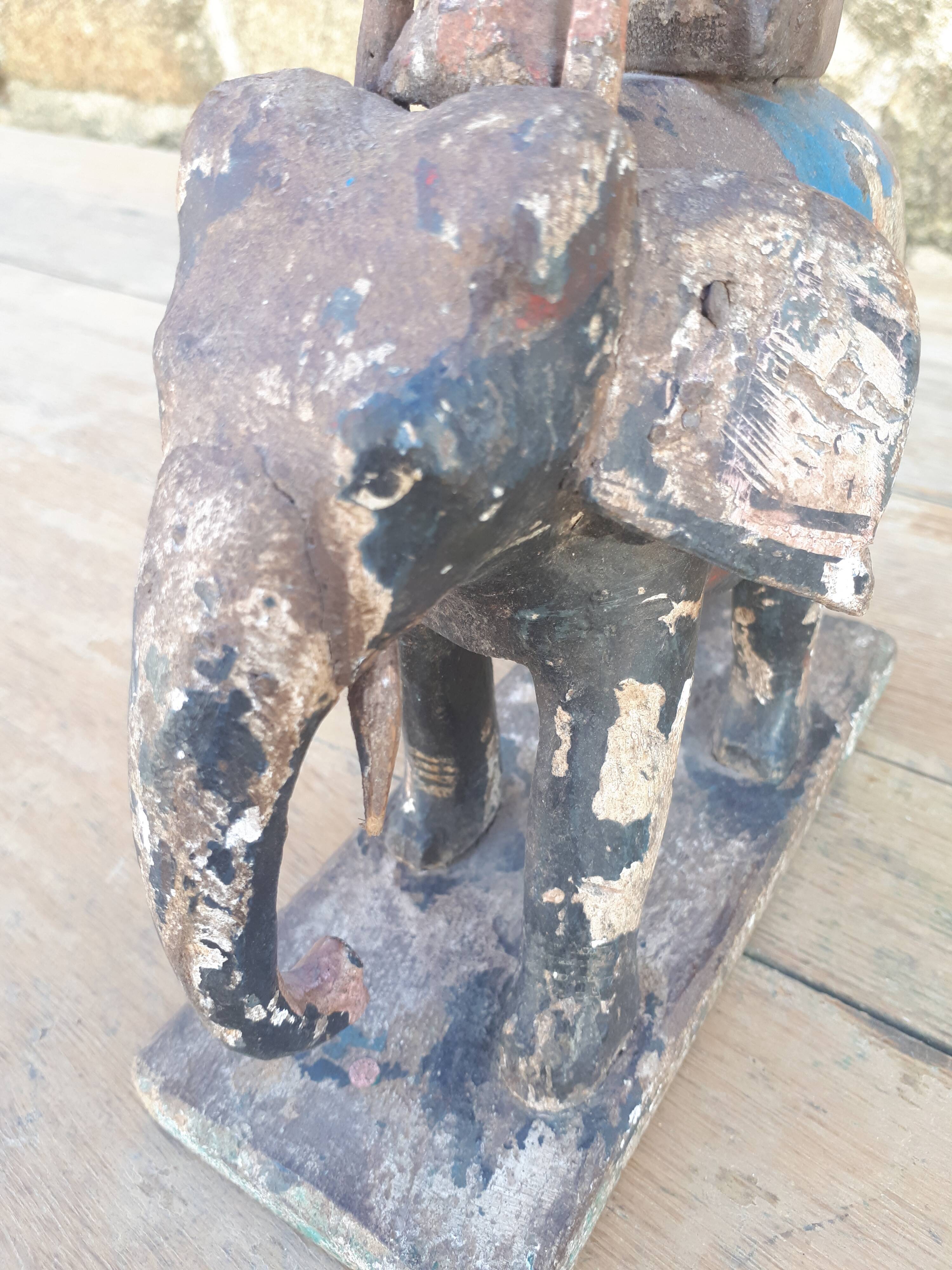 Ancient indian elephant toy