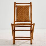 Foldable bamboo chair