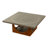 Table basse des années 1970, Heinz Lilienthal, vintage