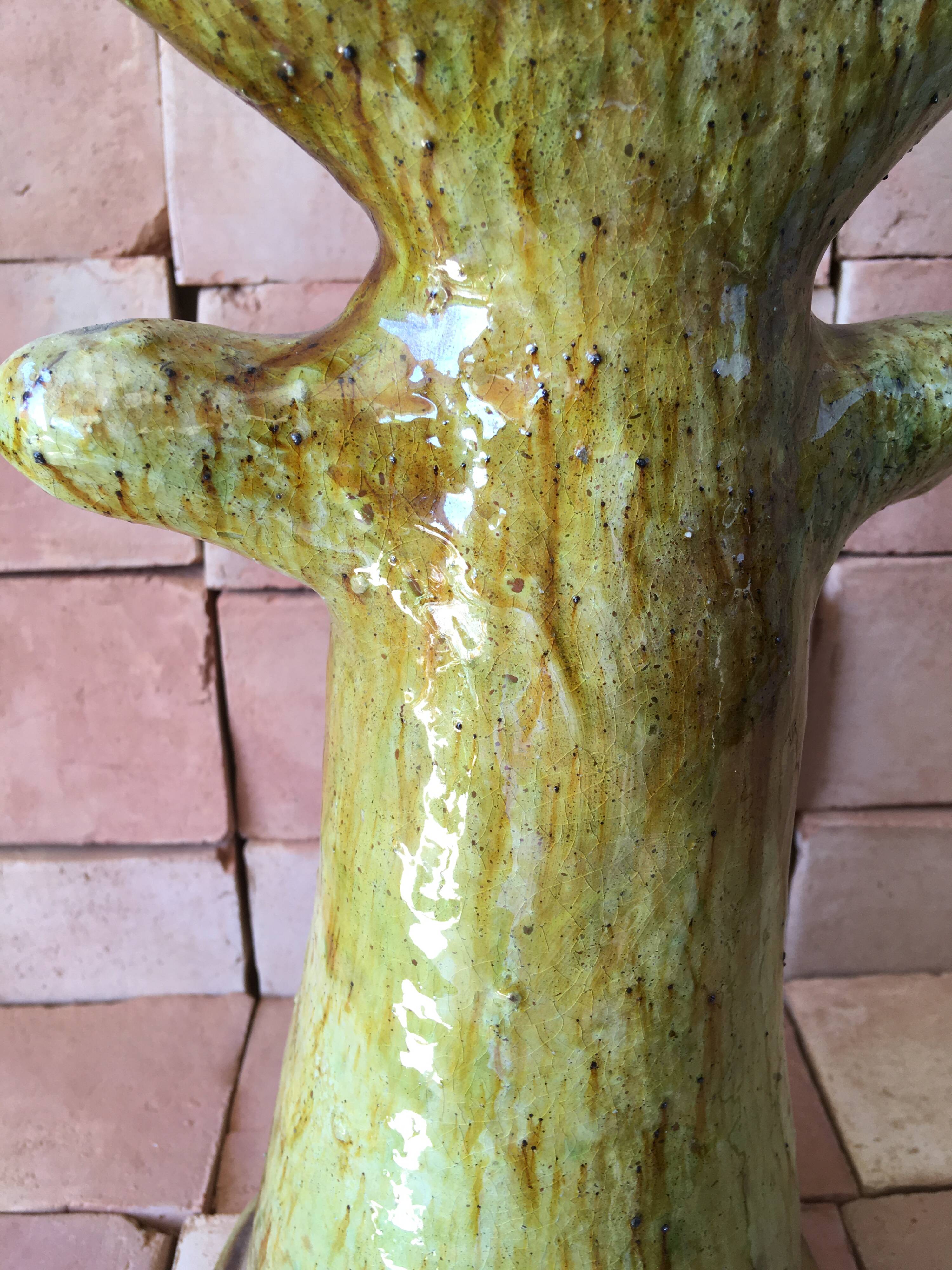 Tamegroute pottery in glazed terracotta