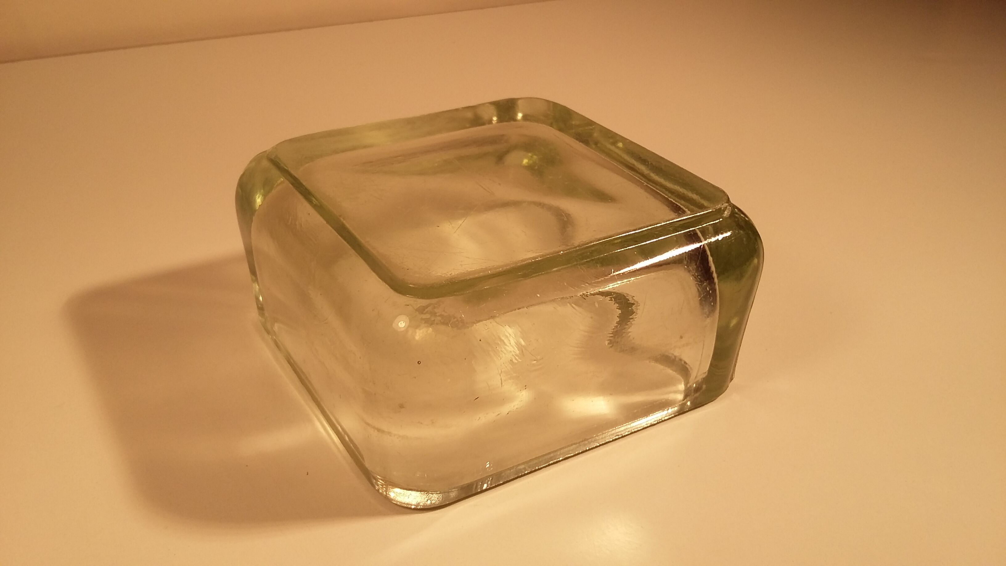 Lumax glass ashtray
