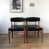 Set of 4 scandinavian chairs