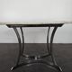 Octagonal marble dining table by Roche Bobois.