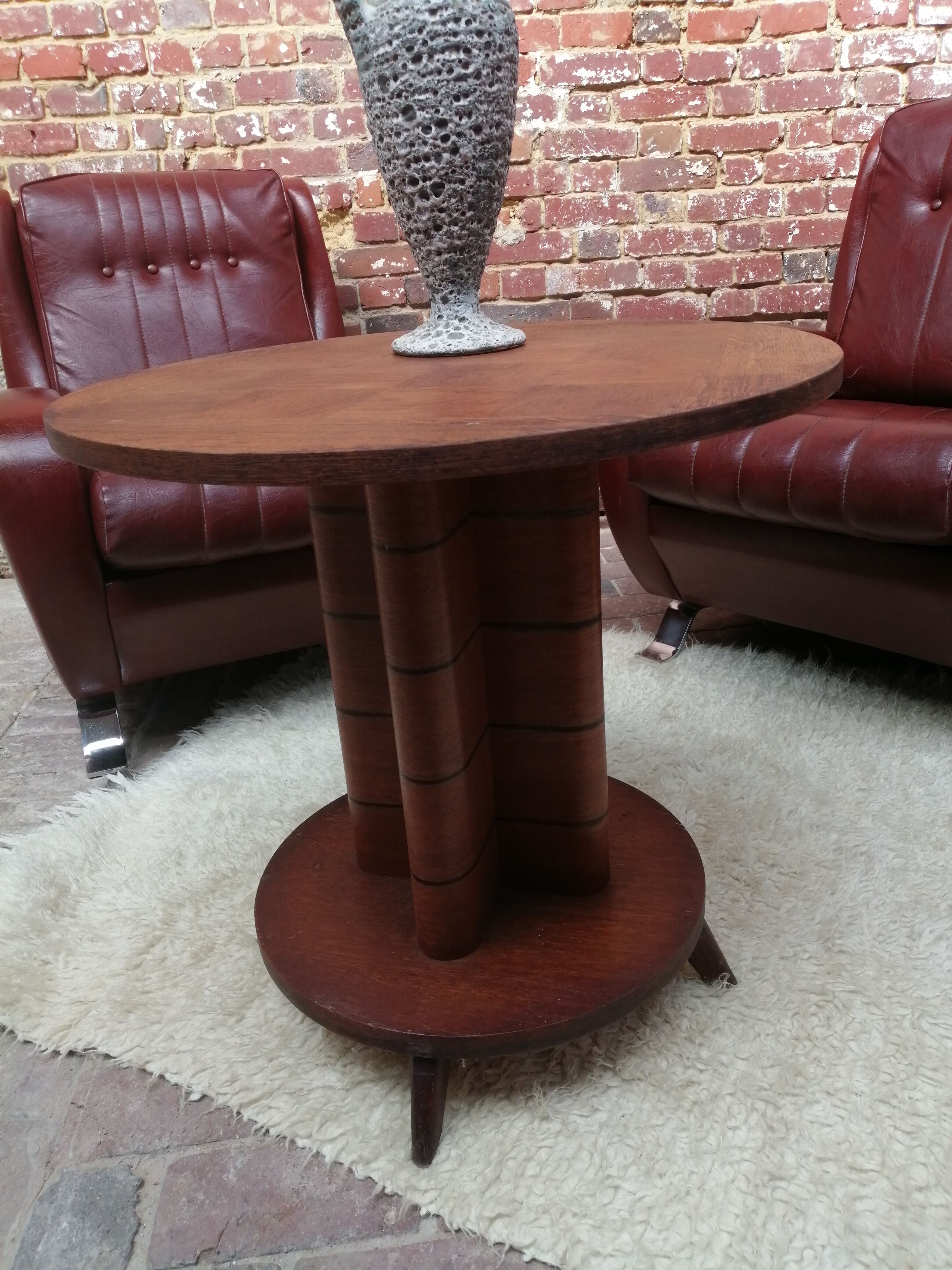 Vintage art deco style gueridon table