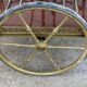 Vintage 1950s bar serving table on wheels