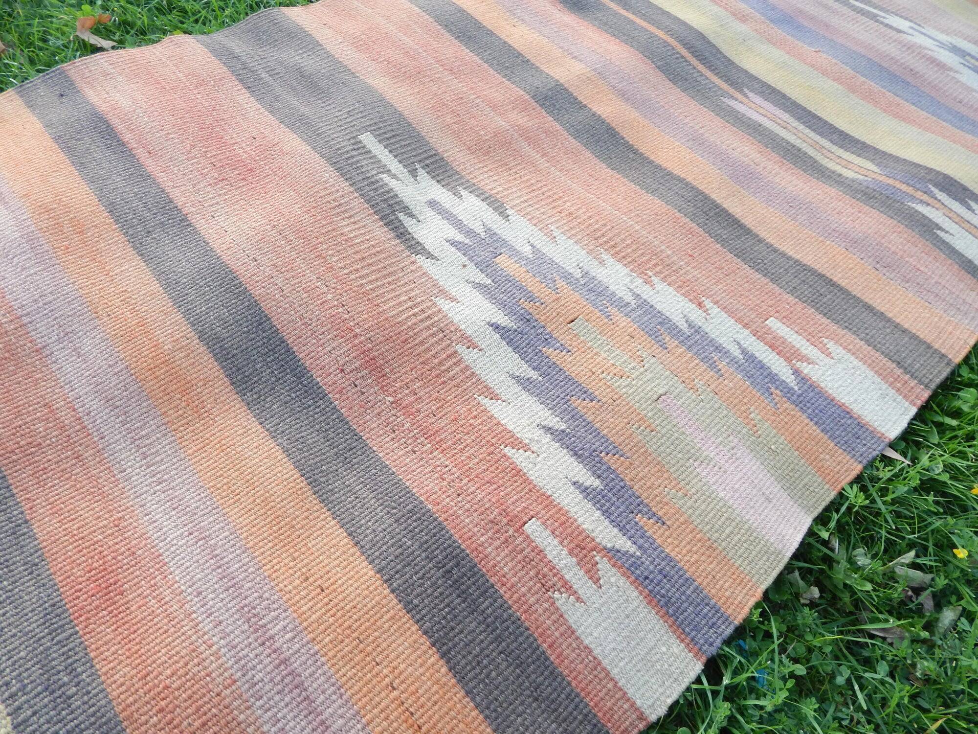 Vintage Turkish hallway rug 79x235 cm